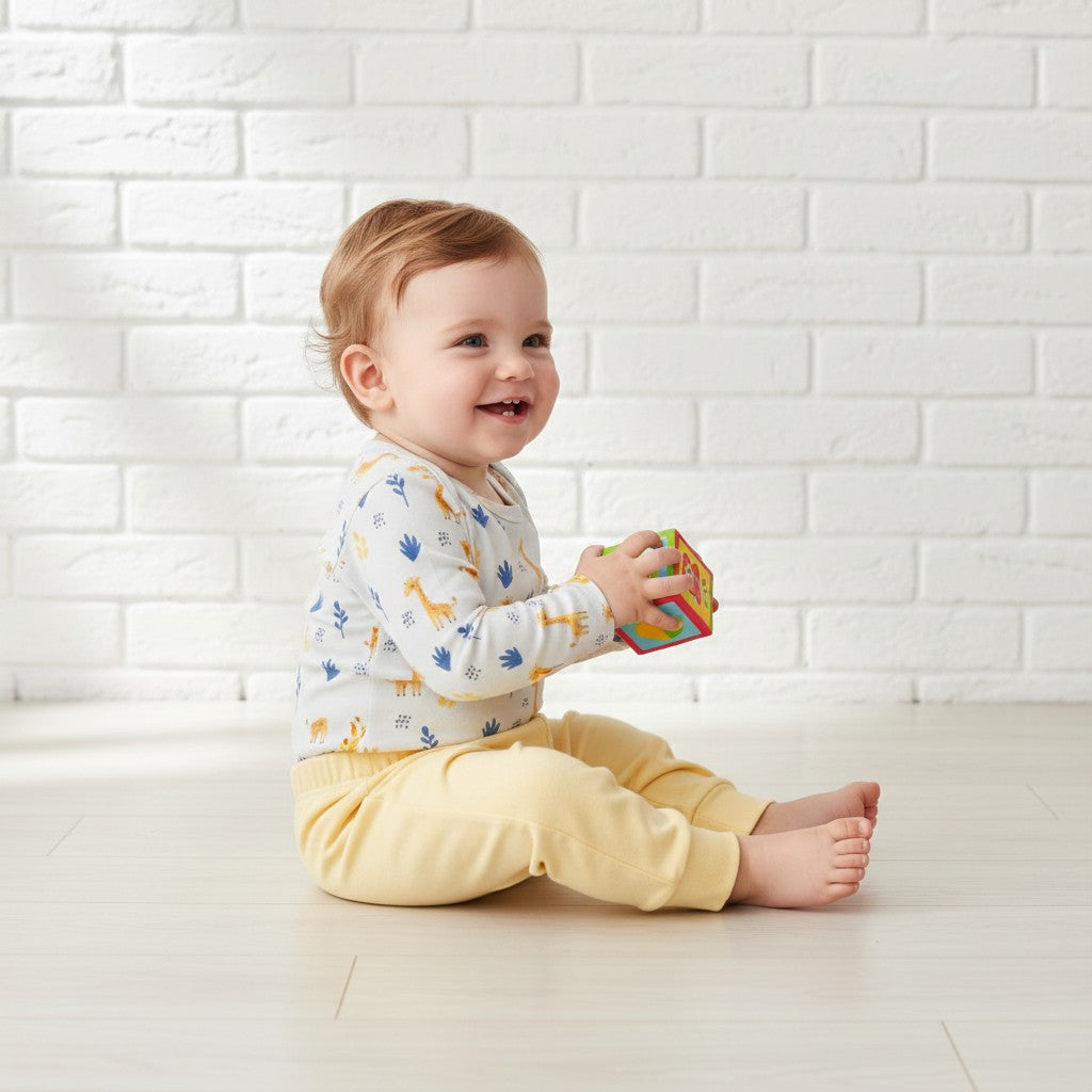 Body Manga Longa Girafa