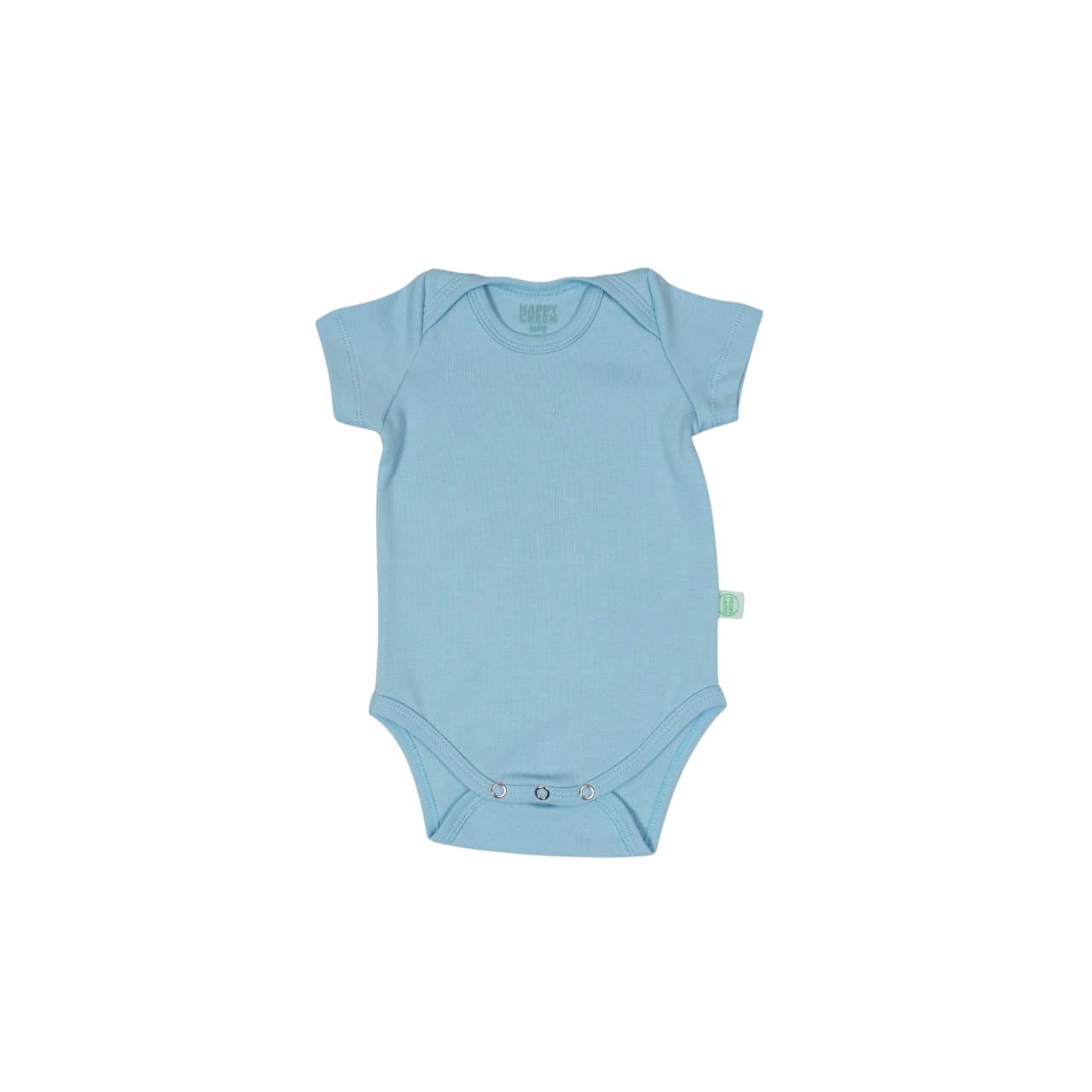 Body Manga Curta Azul