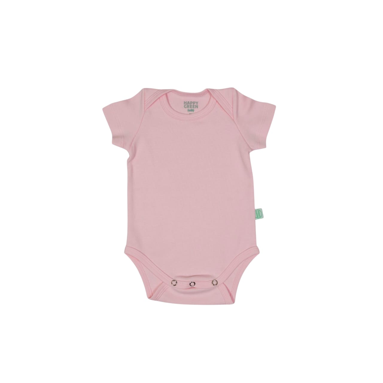 Body Manga Curta Rosa