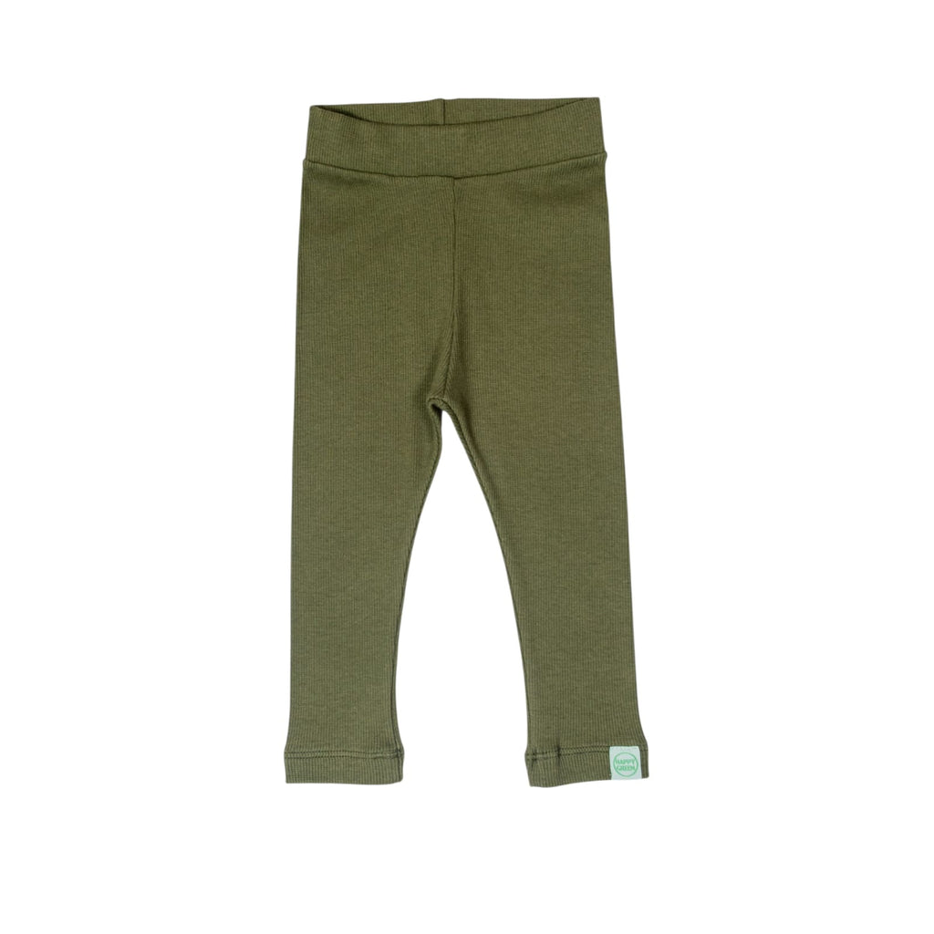 Calça Canelada Verde Oliva