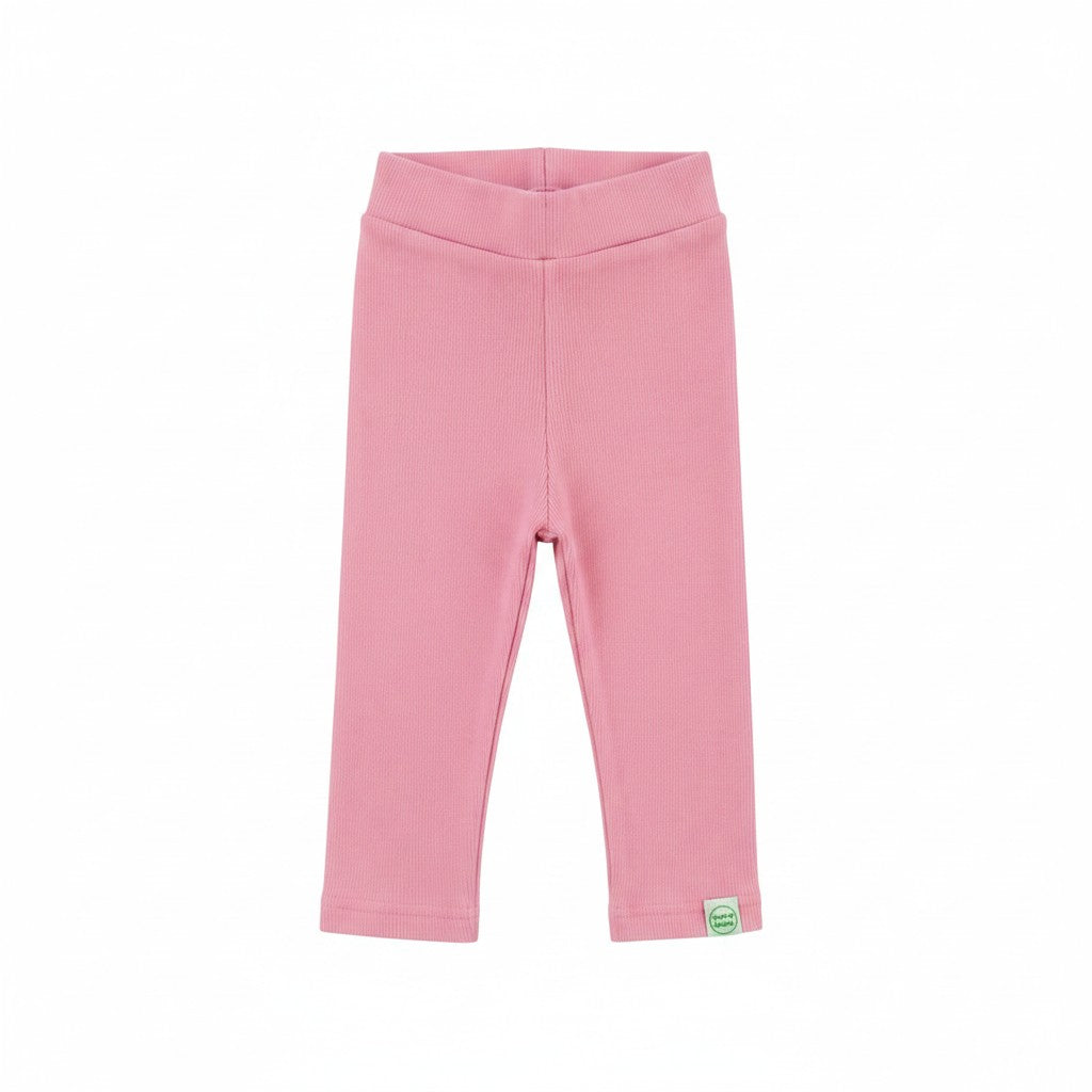 Calça Canelada Rosa
