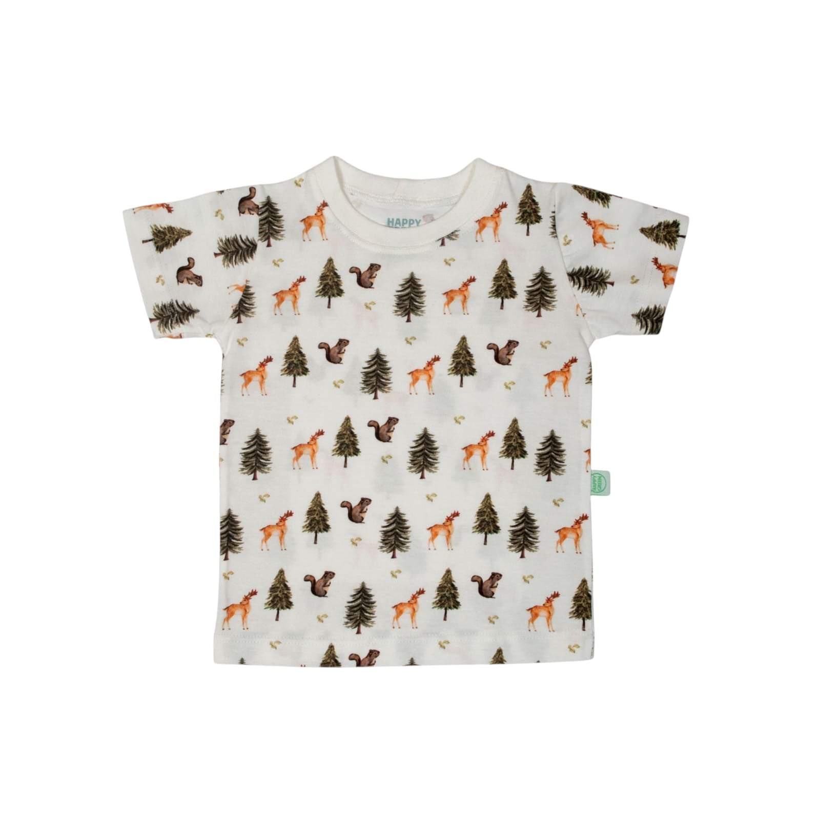 Camiseta Manga Curta Estampada Forest