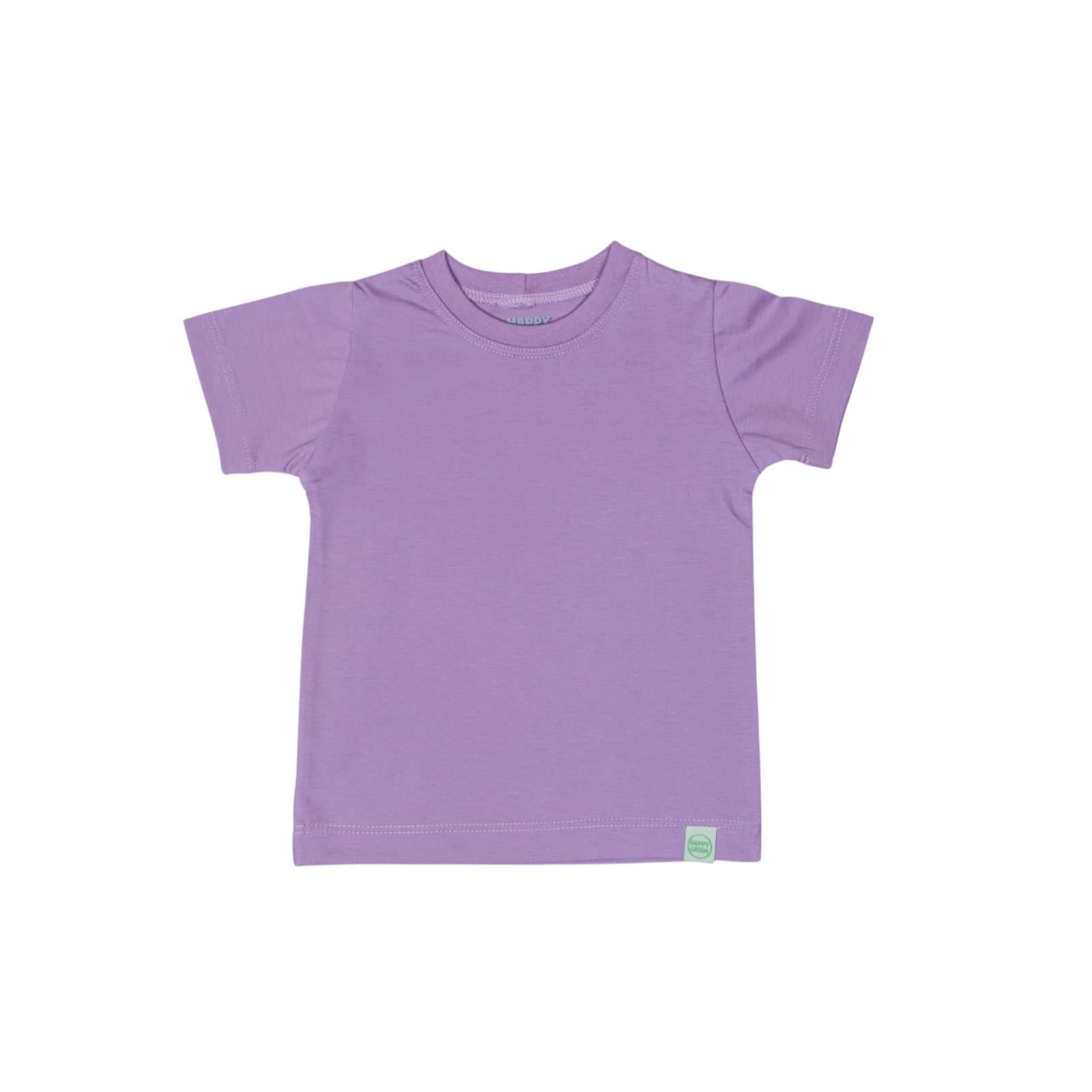 Camiseta Manga Curta Lisa Lilás