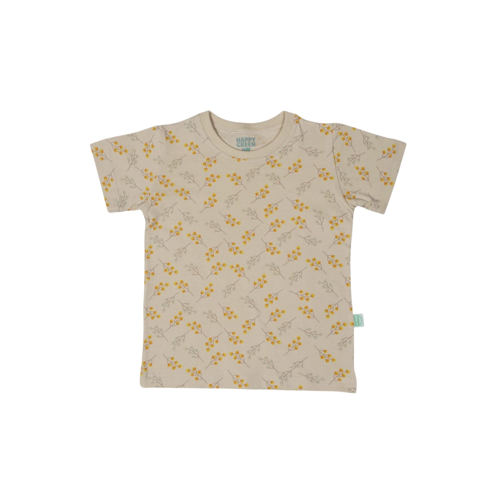Camiseta Manga Curta Estampada Sunflower