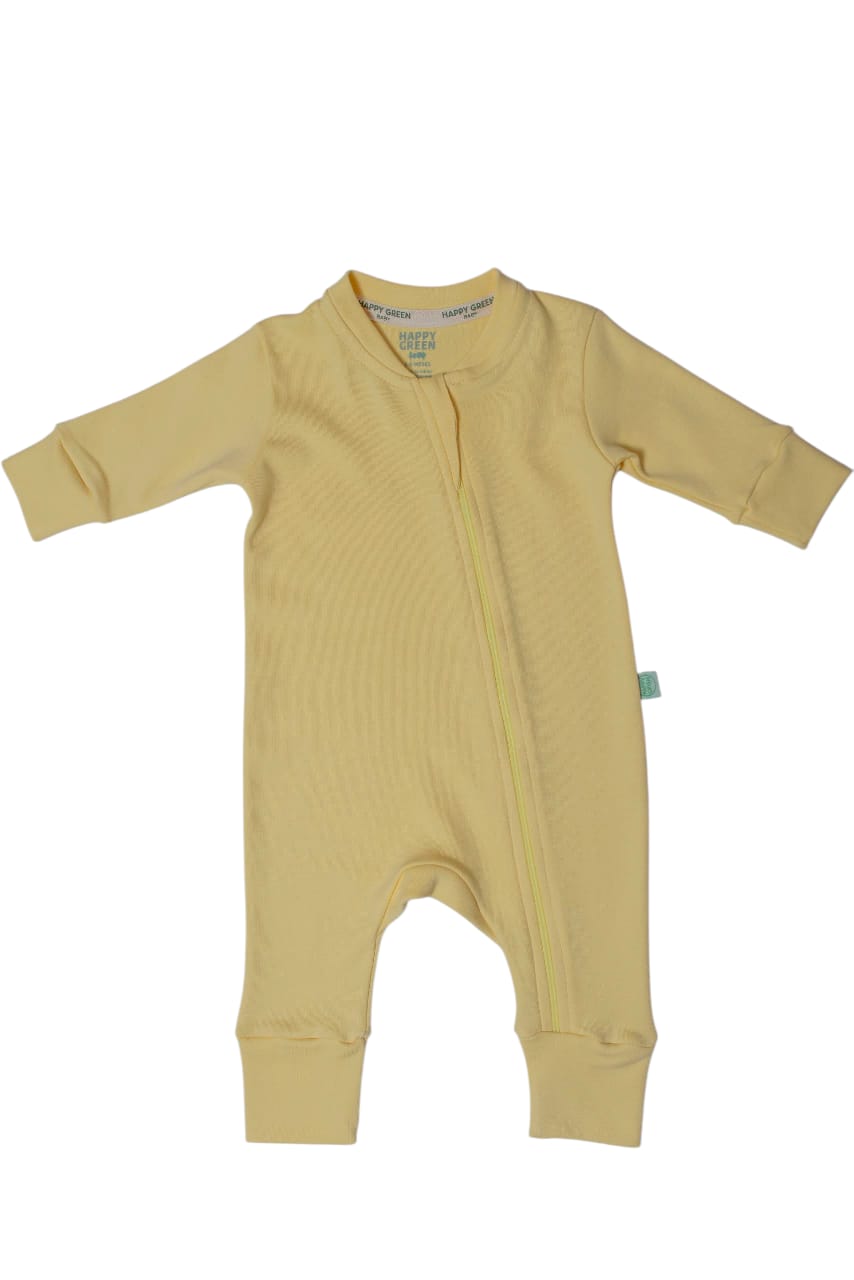 Macacão Ziper Amarelo