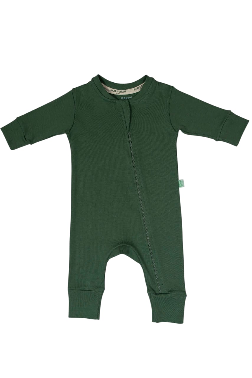 Macacão Zíper Verde Bandeira