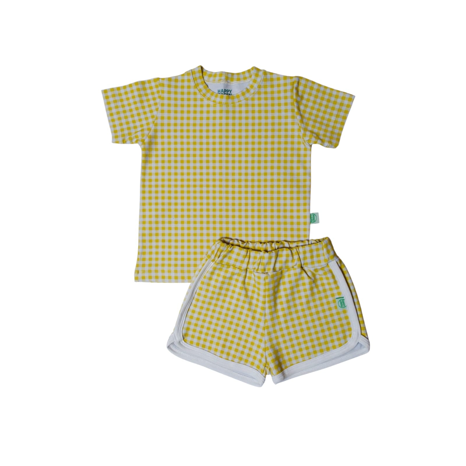 Conjunto Xadrez Amarelo