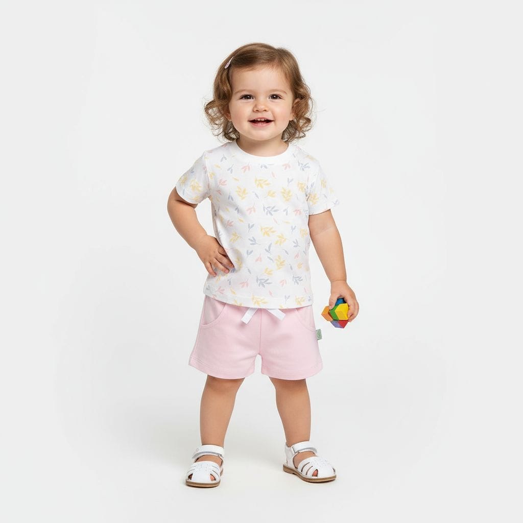 Camiseta Manga Curta Estampada Colorful