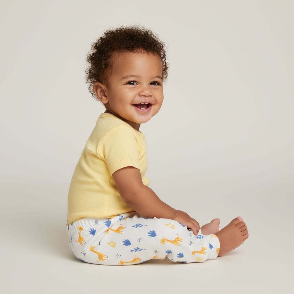 Body Manga Curta Amarelo