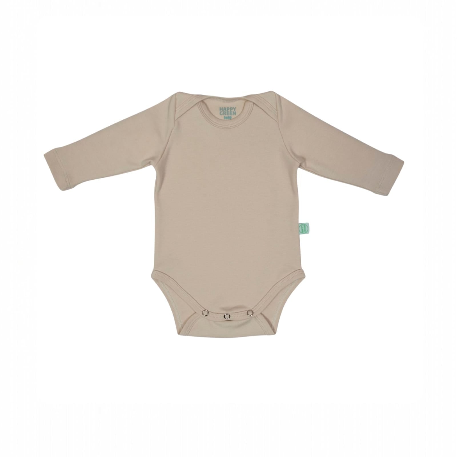 Body Manga Longa Bege