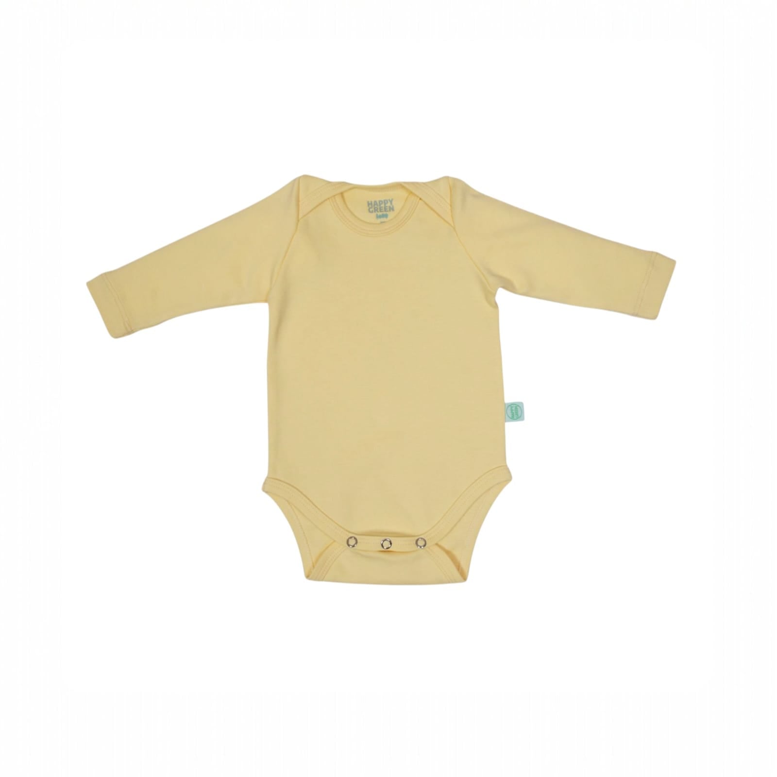 Body Manga Longa Amarelo