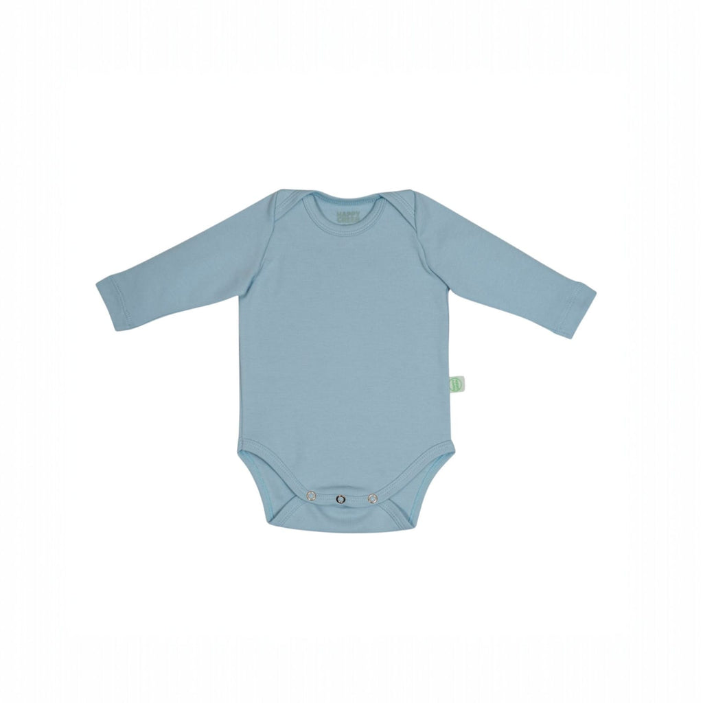 Body Manga Longa Azul