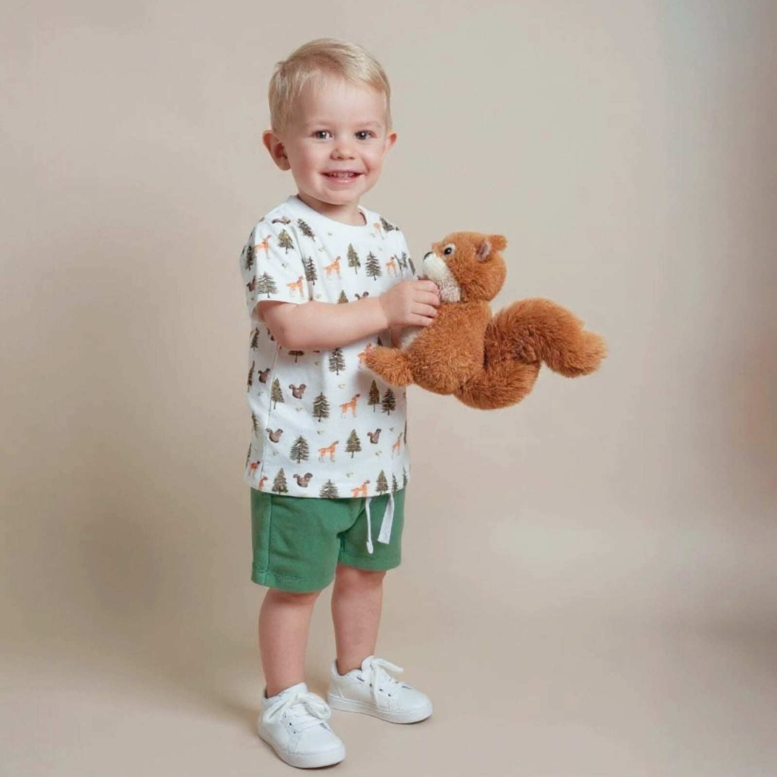 Camiseta Manga Curta Estampada Forest