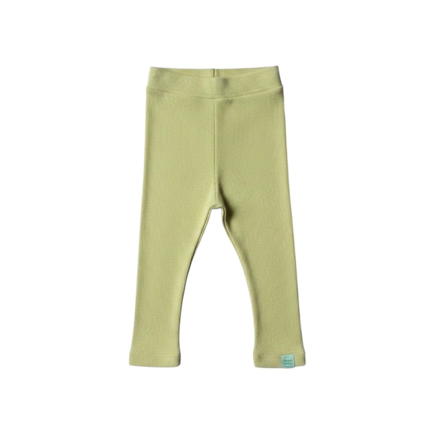 Calça Canelada Amarela