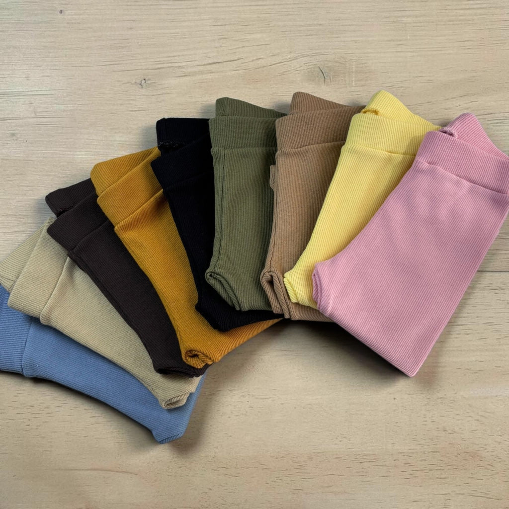 Calça Canelada Azul