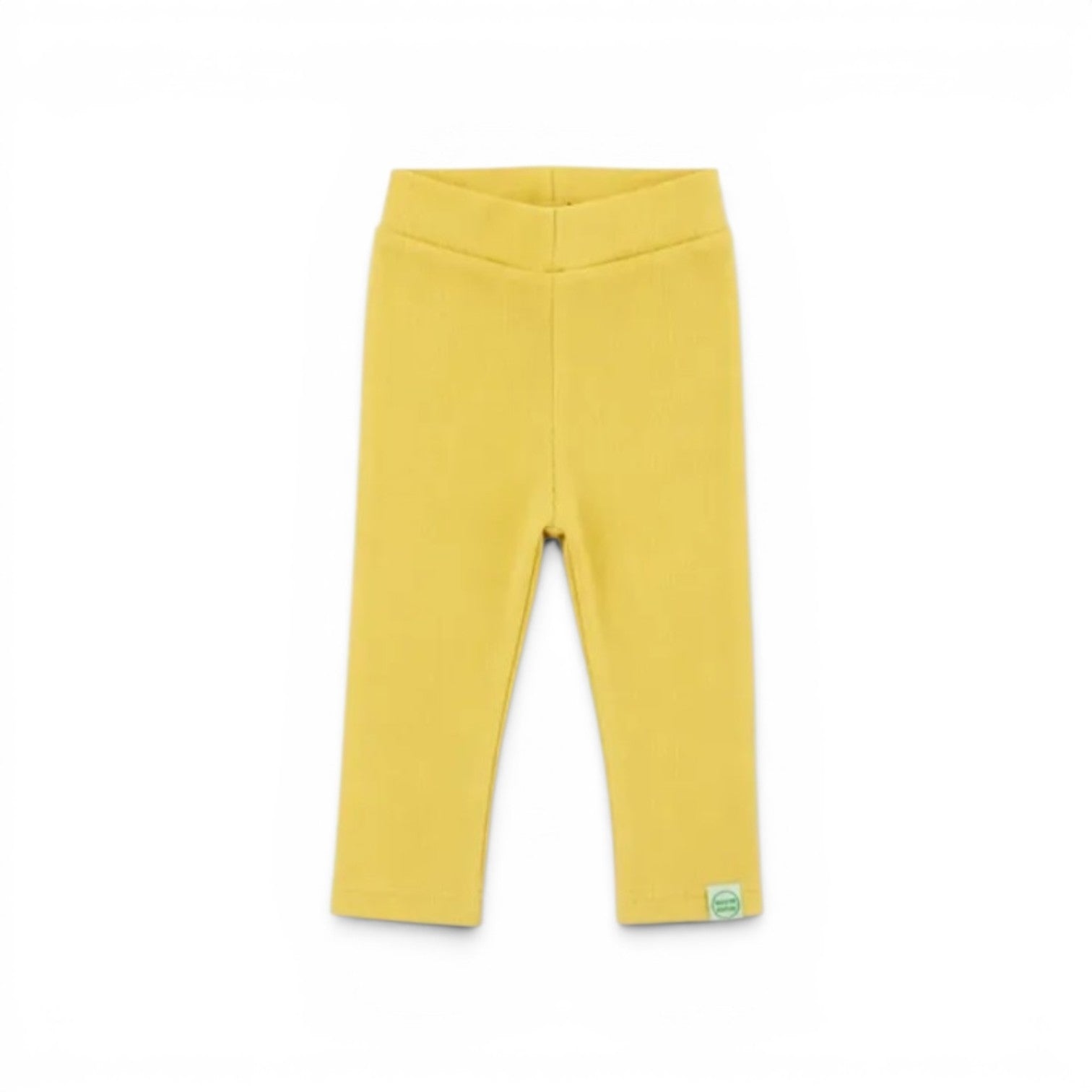 Calça Canelada Amarela