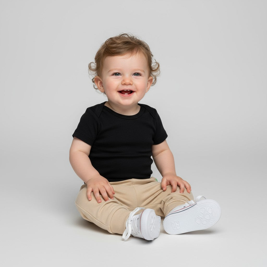 Body Manga Curta Preto