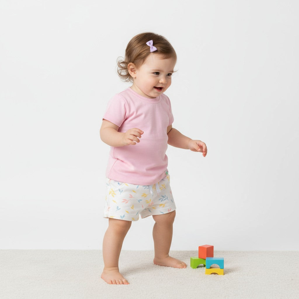 Camiseta Manga Curta Lisa Rosa