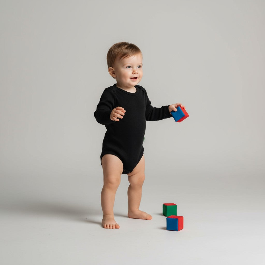 Body Manga Longa Preto