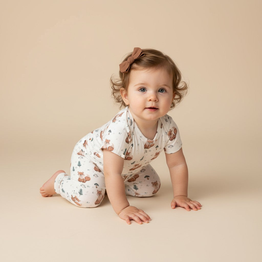 Body Manga Curta Raposa