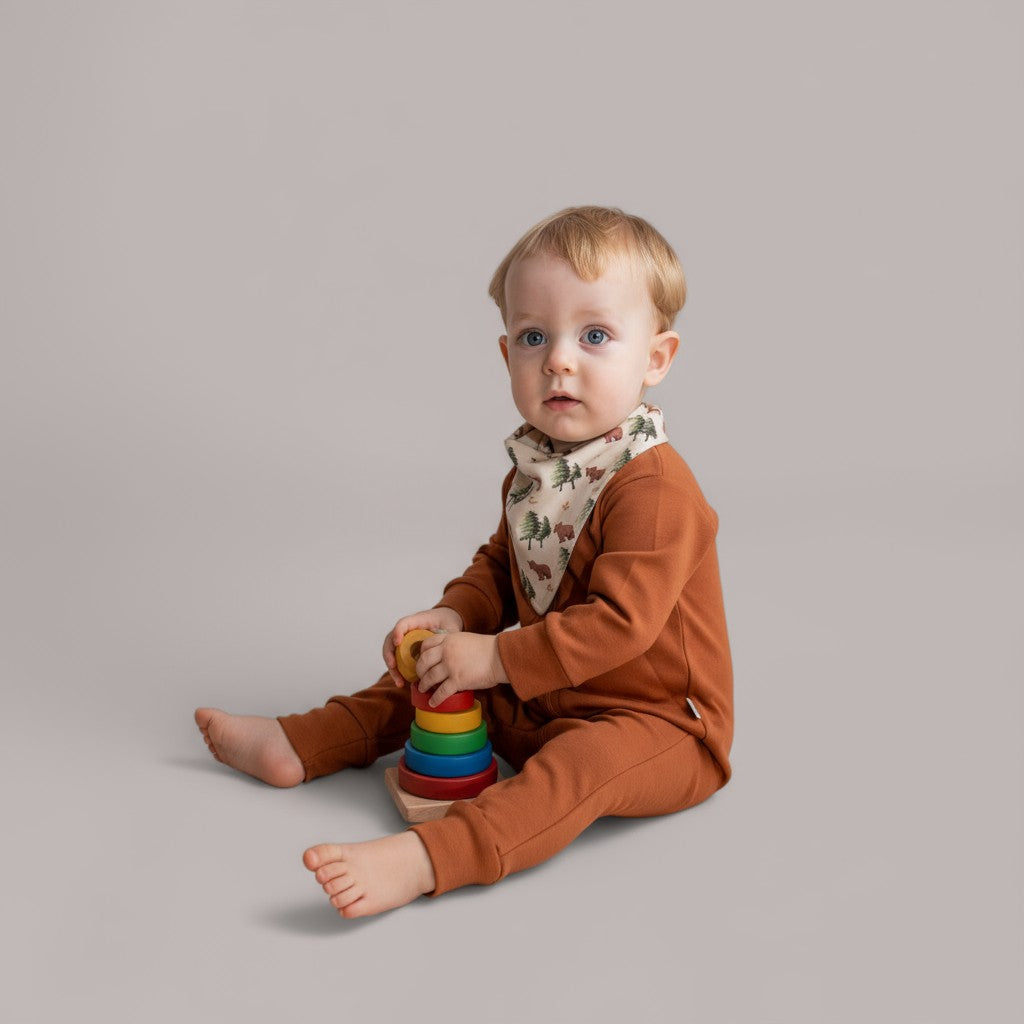 Macacão Ziper Marrom