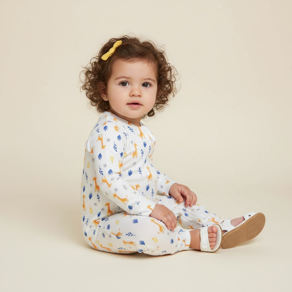 Macacão Ziper Girafa