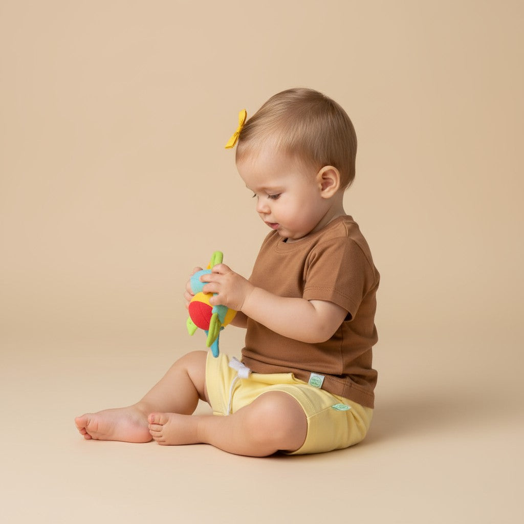 Camiseta Manga Curta Lisa Canela