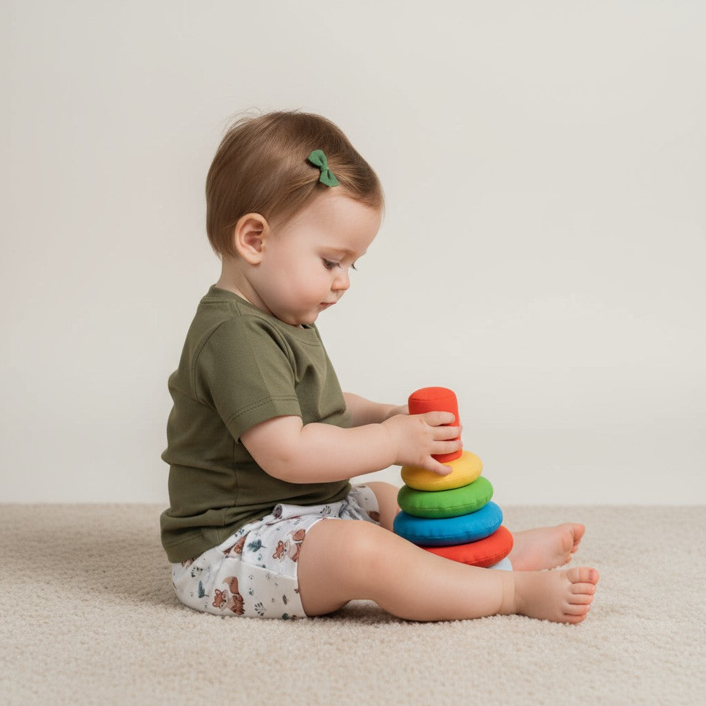 Camiseta Manga Curta Lisa Verde Oliva