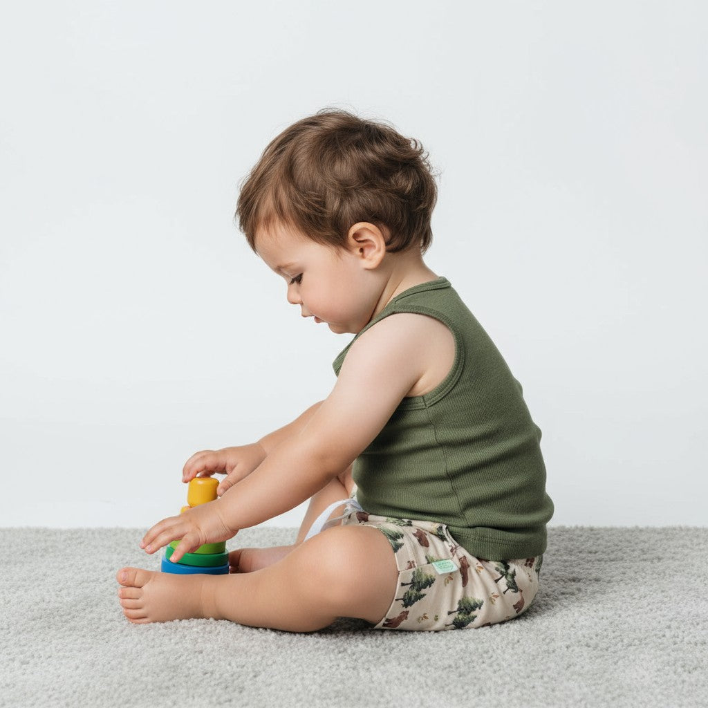 Regata Canelada Verde Oliva