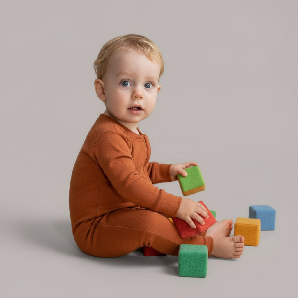 Macacão Ziper Marrom