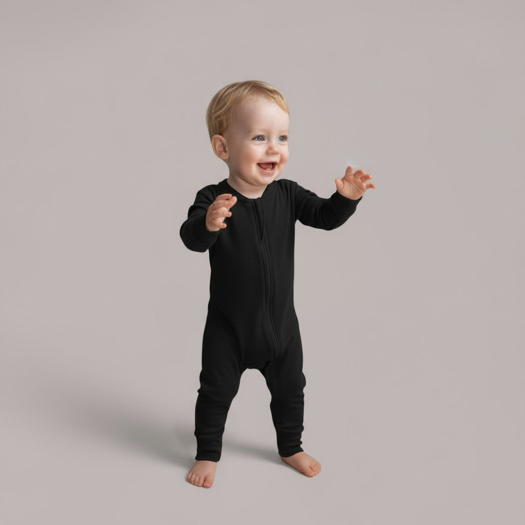 Macacão Ziper Preto