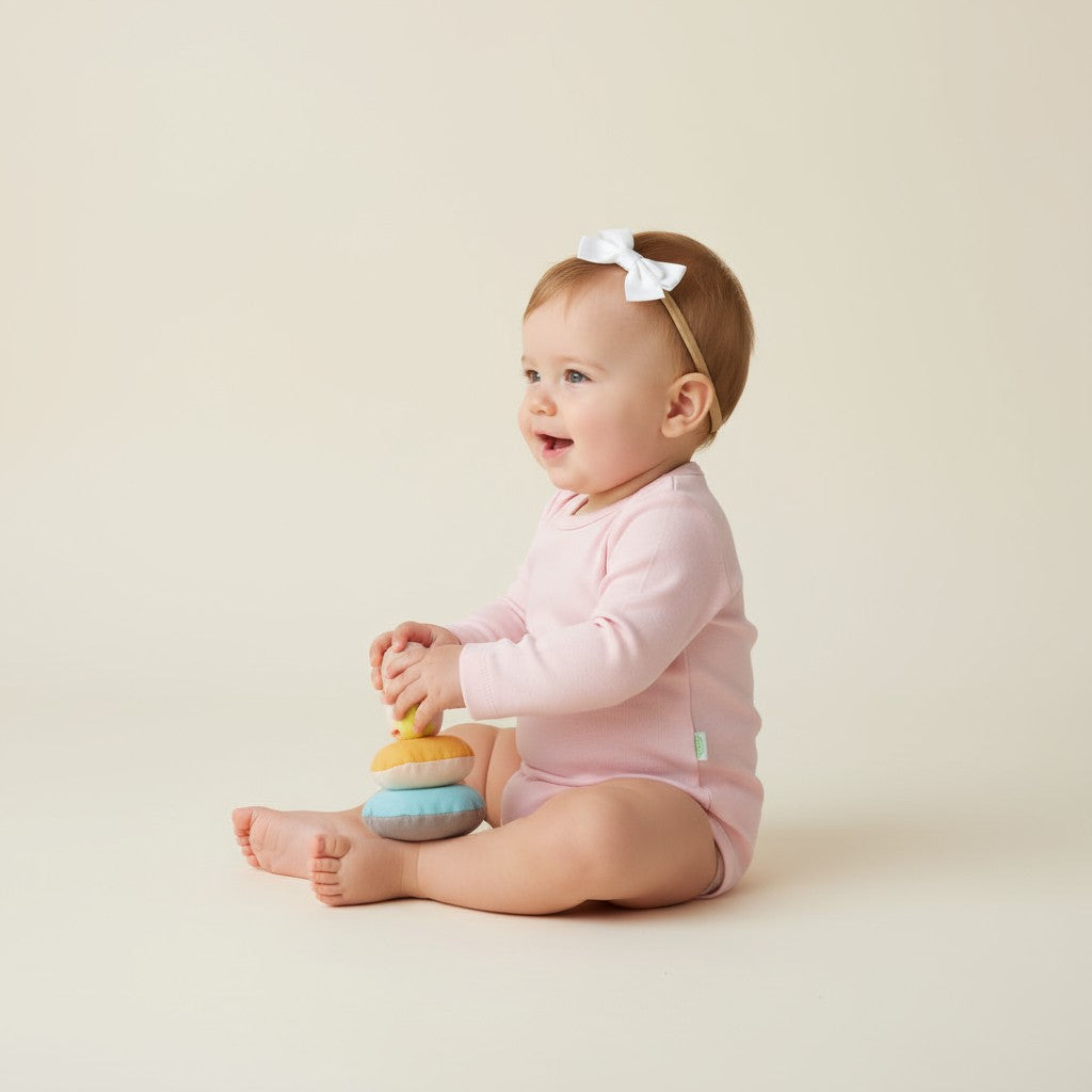 Body Manga Longa Rosa