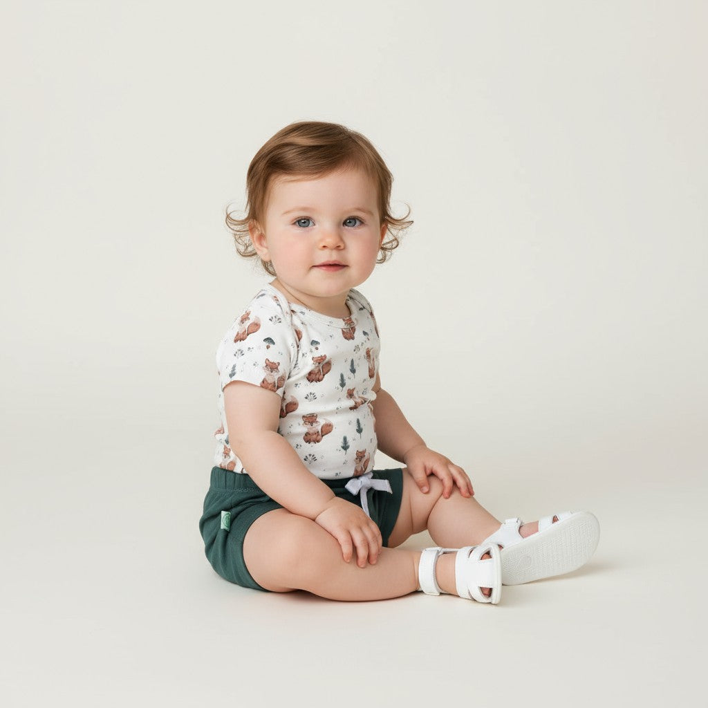 Body Manga Curta Raposa