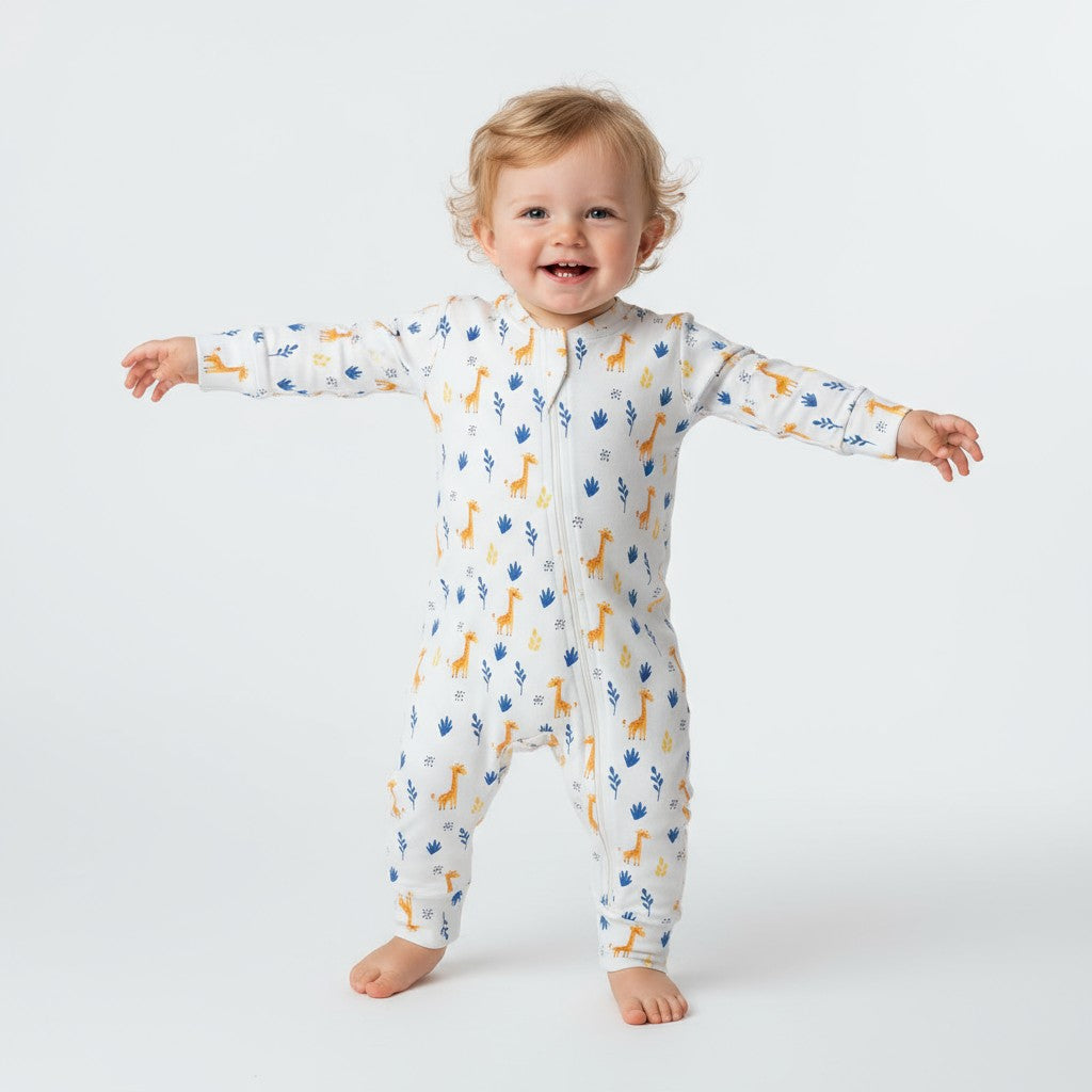 Macacão Ziper Girafa