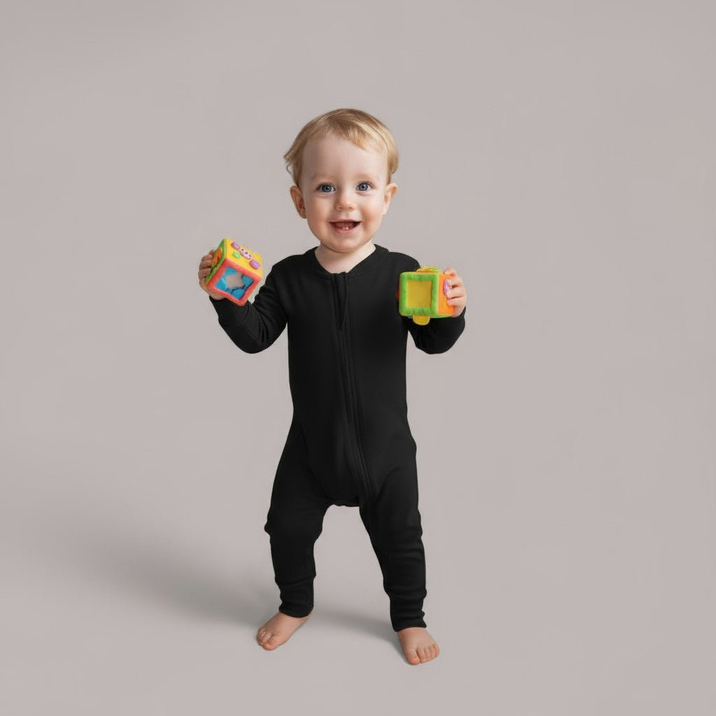 Macacão Ziper Preto