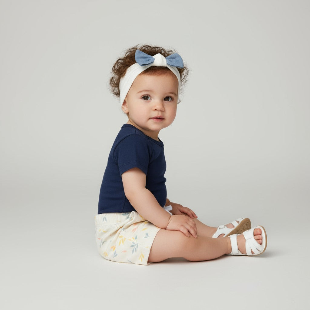 Body Manga Curta Marinho