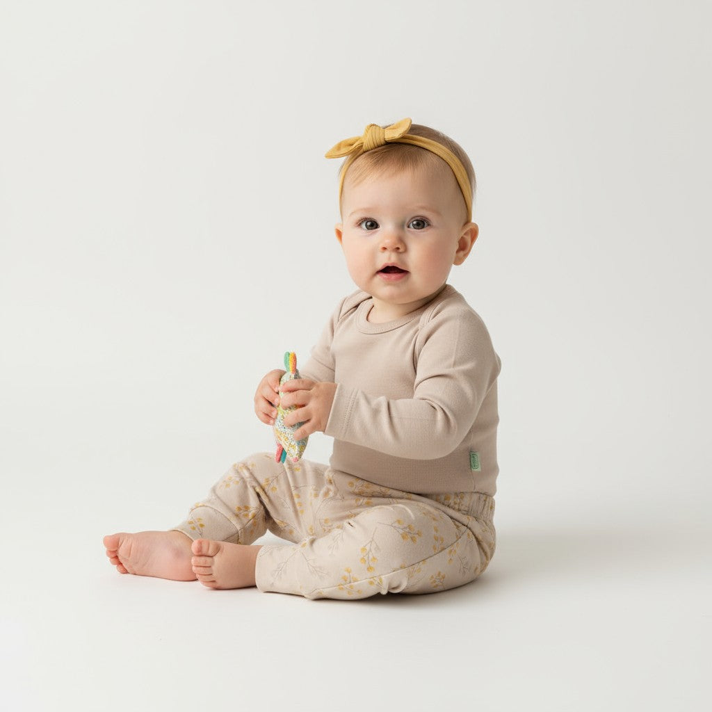 Body Manga Longa Bege